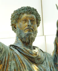 Detail from the Equestrian Statue of Marcus Aurelius